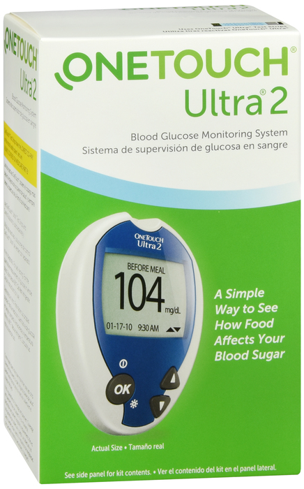 OneTouch Ultra2 Blood Glucose Monitoring System 1ct