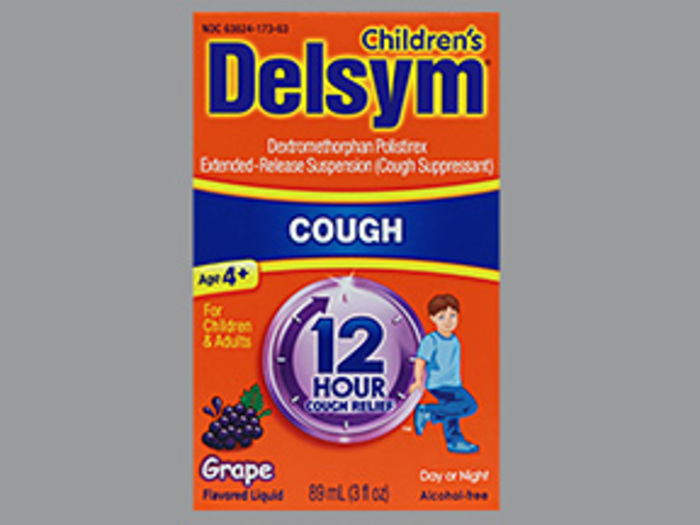 Delsym Children's 12 Hour Cough Suppressant Grape Liquid 3oz