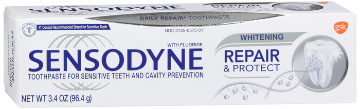 SENSODYNE RPR PRTC WHITENING T/P 3.4 OZ