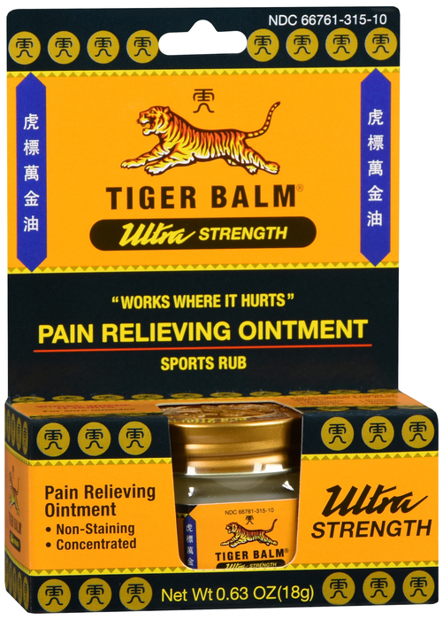 Tiger Balm Ultra Strength Pain Relieving Ointment 18gm