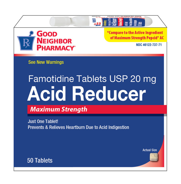 Good Neighbor Pharmacy Acid Reducer Famotidine 20mg Tablets 50ct