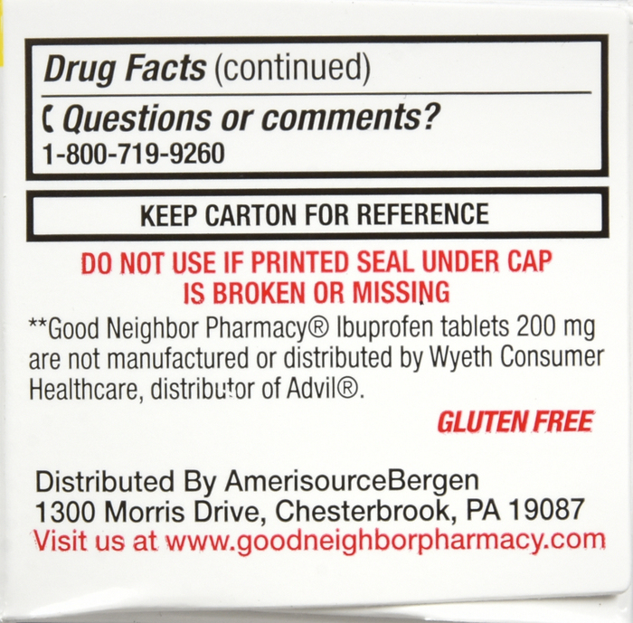 Good Neighbor Pharmacy Ibuprofen 200mg Tablets 100ct