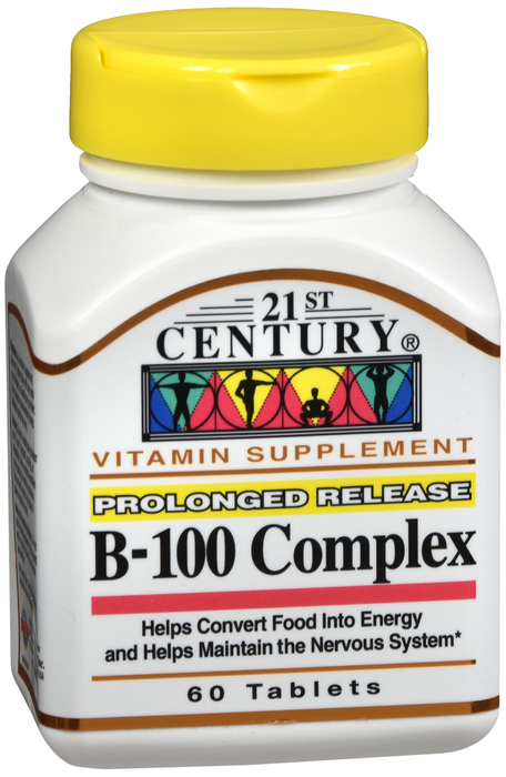 21st Century B-100 Complex Prolonged Release Tablets 60ct