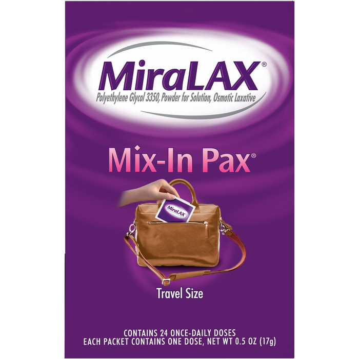 MIRALAX POWDER SINGLE DOSE 17GM INST 24