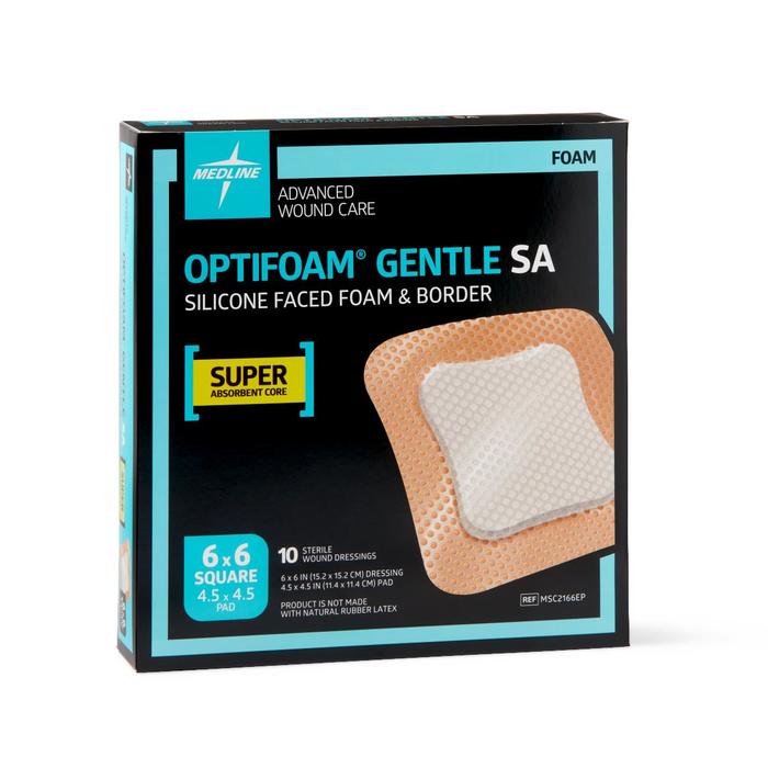 OPTIFOAM GENTLE FOAM DRS 6X6IN 10CT DS