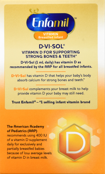 D-Vi-Sol Liquid Vitamin D Supplement Dropper 50ml