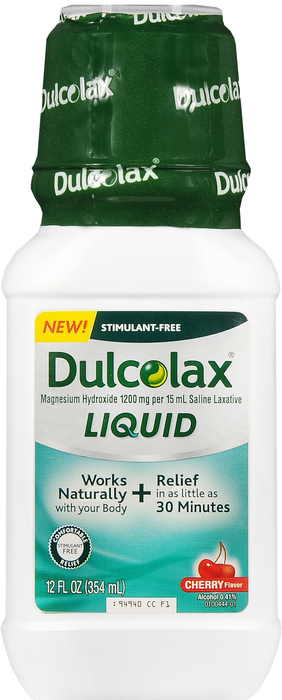 Dulcolax Digestive Treatment Cherry Liquid 12oz