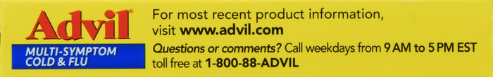 ADVIL MULTI-SYMPTOM COLD&FLU TAB 20CT