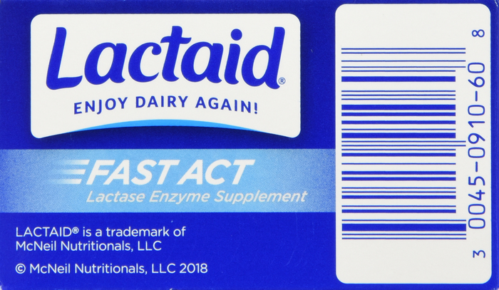 Lactaid Fast Acting Vanilla Caplets 60ct