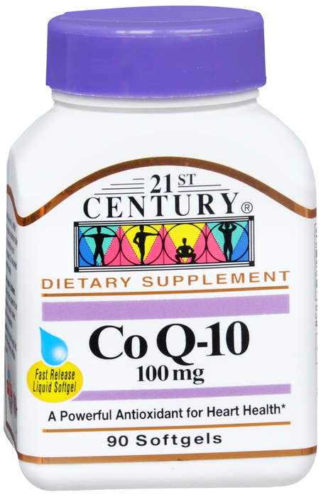 21st Century Co Q-10 100mg Softgels 90ct