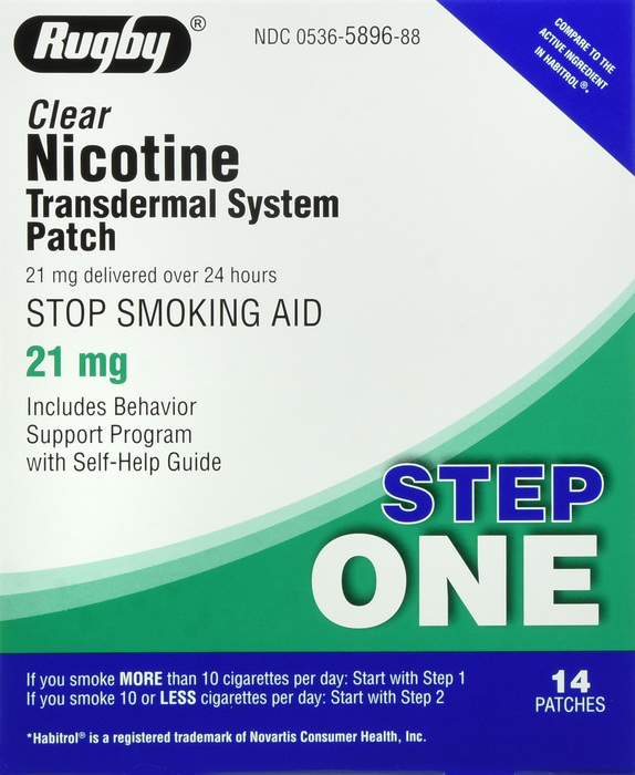 NICOTINE TRANSDERMAL PATCH 21MG 14CT WAT