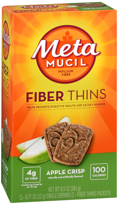 Metamucil Fiber Thins Apple Crisp 24ct