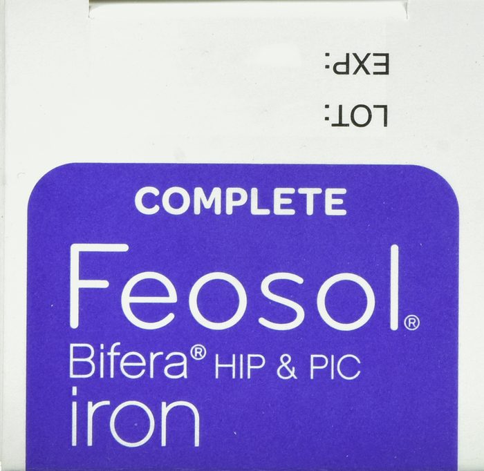 Feosol Bifera HIP & PIC Complete Iron Supplement Caplets 30ct