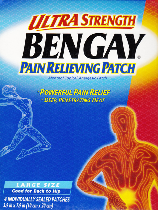 Bengay Ultra Strength Pain Relief Large Patch 4ct