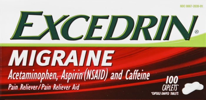 Excedrin Migraine Caplets 100ct