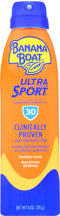 BANANA BOAT ULTRAMIST SPORT PERFORMANCE SUNSCREEN CLEAR SPF30 6OZ