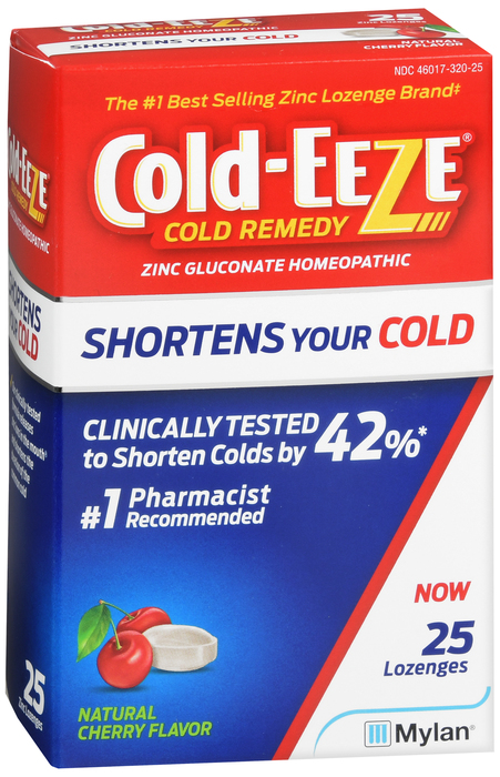 Cold-Eeze Natural Cherry Flavor Lozenges 25ct