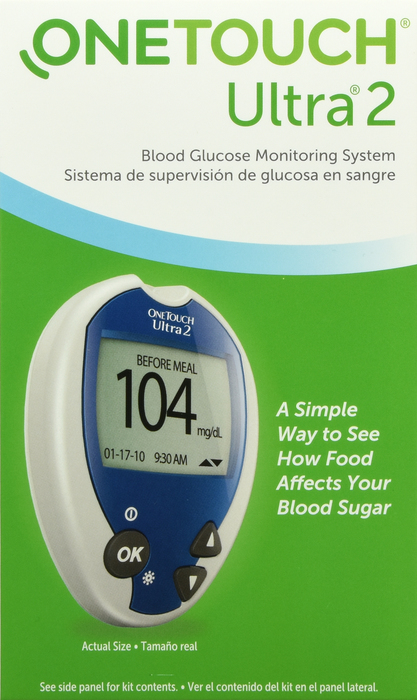 OneTouch Ultra2 Blood Glucose Monitoring System 1ct