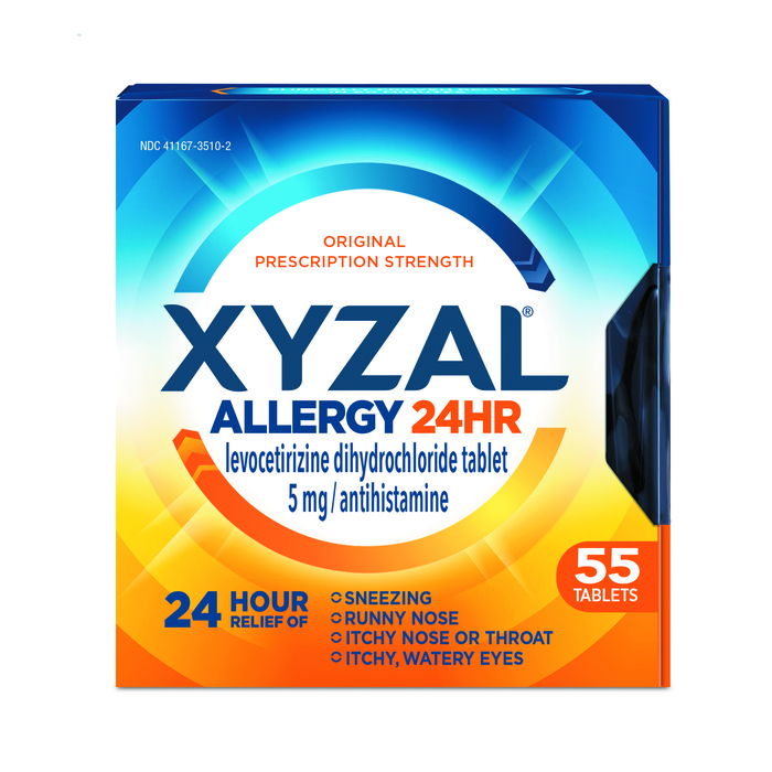 Xyzal 24HR Allergy 5mg Tablet 55ct