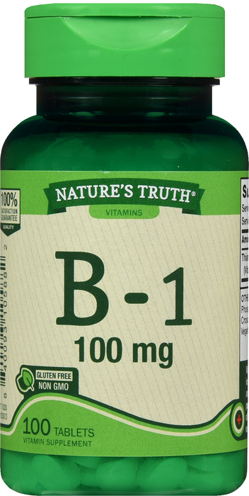 VIT B-1 100MG TAB 100CT NAT TRUTH