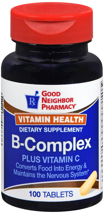 Good Neighbor Pharmacy Vitamin B-Complex Plus C Tablets 100ct