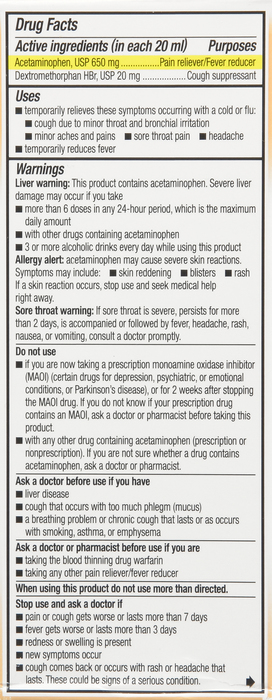 ROBITUSSIN HONEY CF MAX DAY LIQ 4OZ