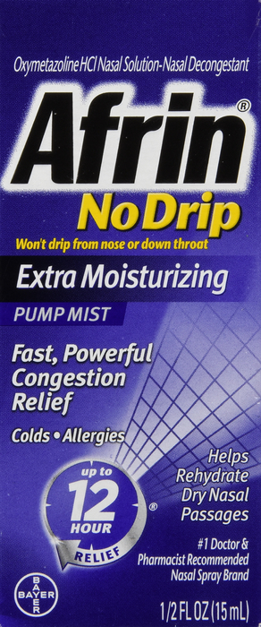 AFRIN SPRAY NO DRIP XTR MOIST 15ML