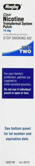 NICOTINE TRANSDERMAL PATCH 14MG 14CT WAT