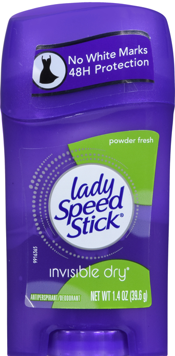 LADY SPEED STICK A/P INVISIBLE DRY POWDER FRESH 1.4OZ