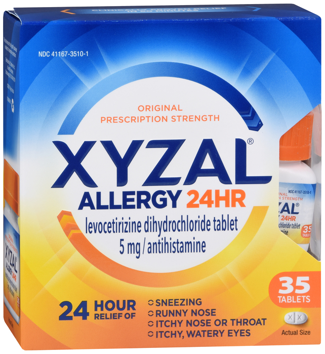 Xyzal 24HR Allergy 5mg Tablet 35ct