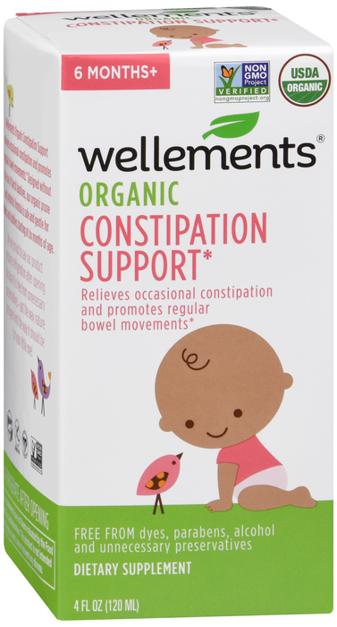 Wellements Organic Baby Constipation Support 4oz