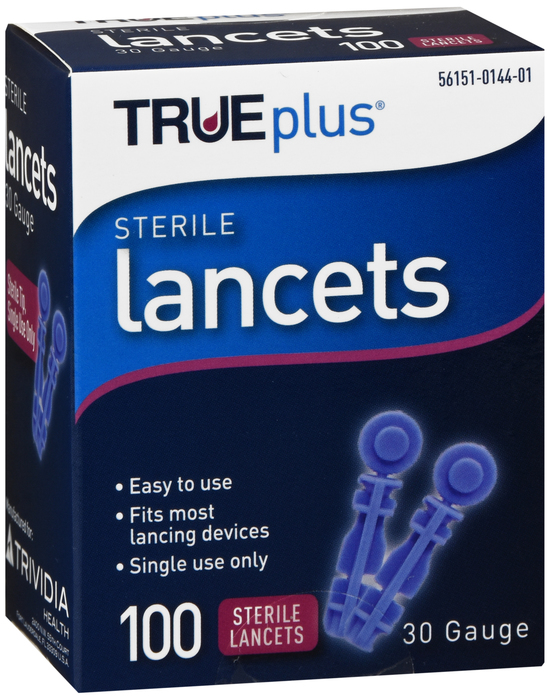 TRUEplus Lancets 30g 100ct