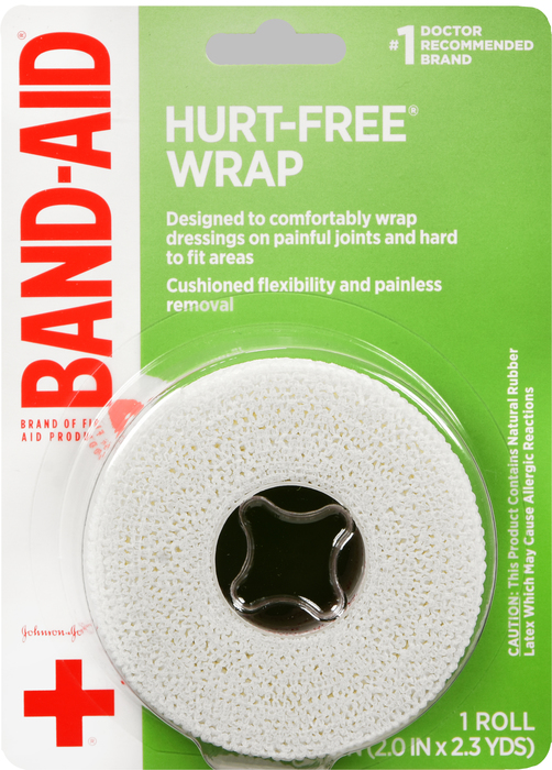 BAND-AID Hurt-Free Wrap 1ct