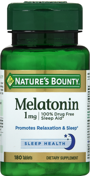 Nature's Bounty Melatonin 1mg Tablets 180ct