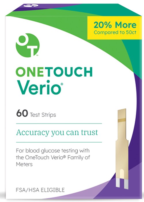 OneTouch Verio Test Strips 60ct