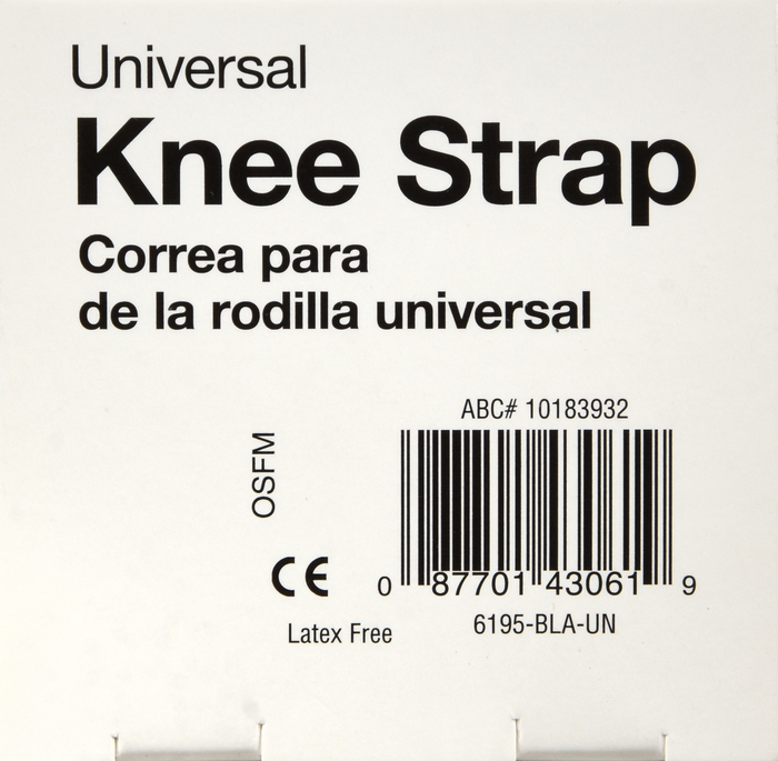 Good Neighbor Pharmacy Universal Knee Strap Black 1ct