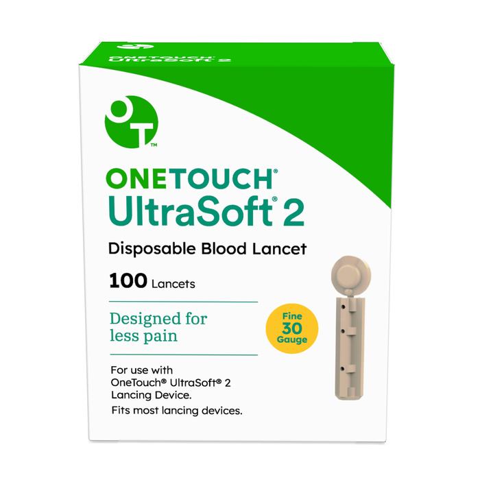 OneTouch Ultrasoft 2 30G Lancet 100ct