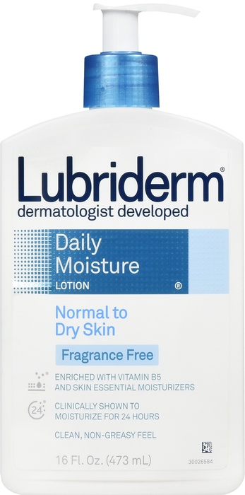 Lubriderm Fragrance Free Daily Moisture Body Lotion 16oz