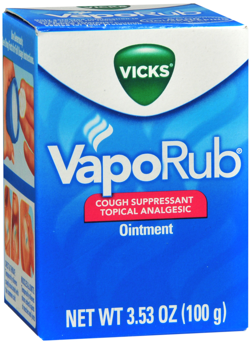 Vicks Vaporub Cough Suppressant Topical Ointment 100g