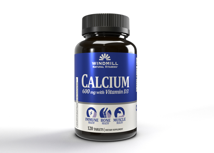 CALCIUM CARB+D 600MG TABLET 120CT WINDML