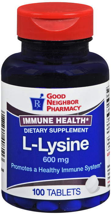 Good Neighbor Pharmacy L-Lysine 600mg Tablets 100ct