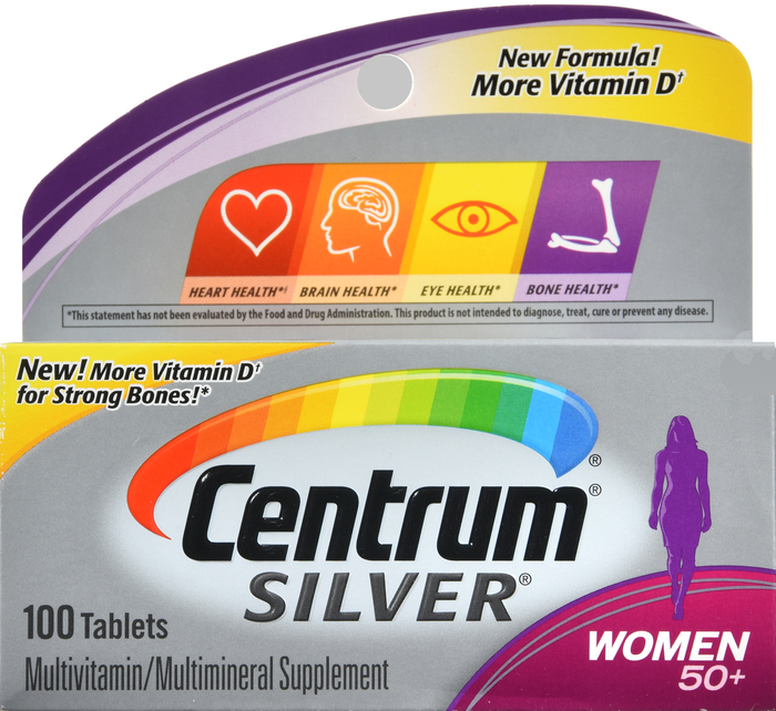 Centrum Silver Women 50+ Tablets 100ct