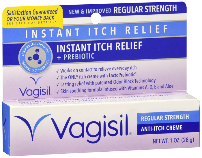 Vagisil Regular Strength Anti-Itch Vaginal Cream 1oz