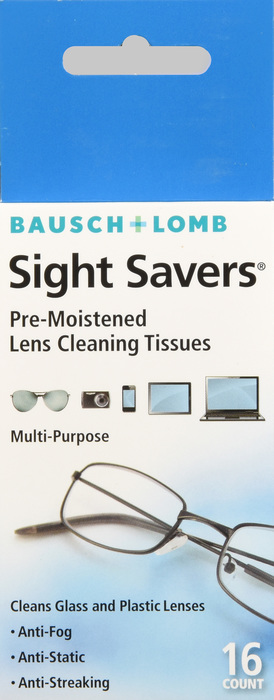 Sight Savers Pre-Moistened Lens Cleaning Tissues 16ct