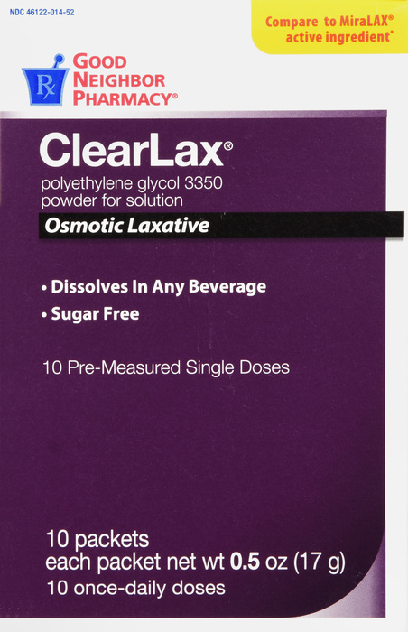 Good Neighbor Pharmacy ClearLax Osmotic Laxative 0.5oz Packets 10ct