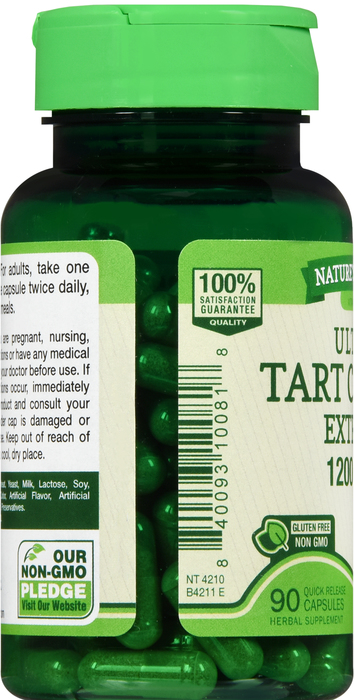 TART CHERRY 1200MG CAP 90CT NAT TRUTH