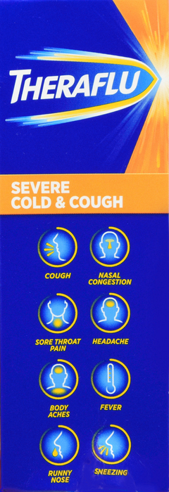 Theraflu Severe Cold & Cough Nighttime Packets 6ct