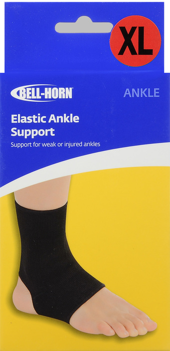 ELASTIC ANKLE BLK XL BELLHORN