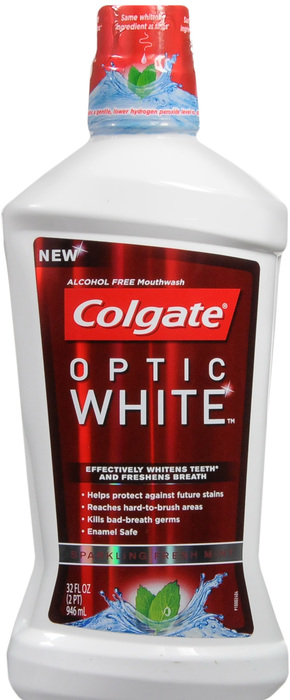 COLGATE OPTIC WHITE MOUTHWASH MINT 32OZ