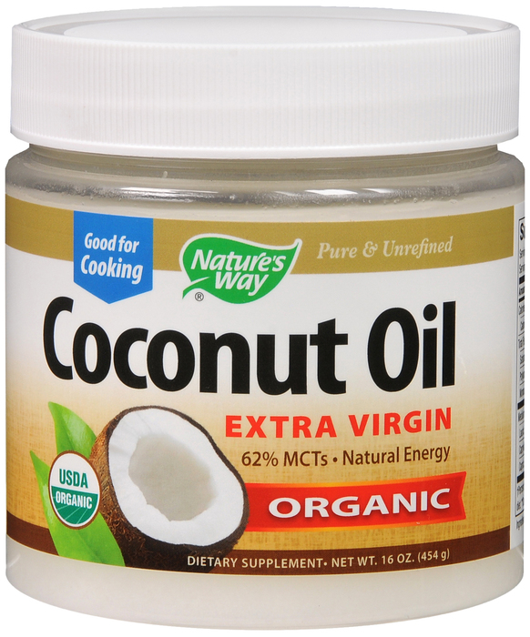 COCONUT OIL ORGANIC 16OZ NATURES WAY